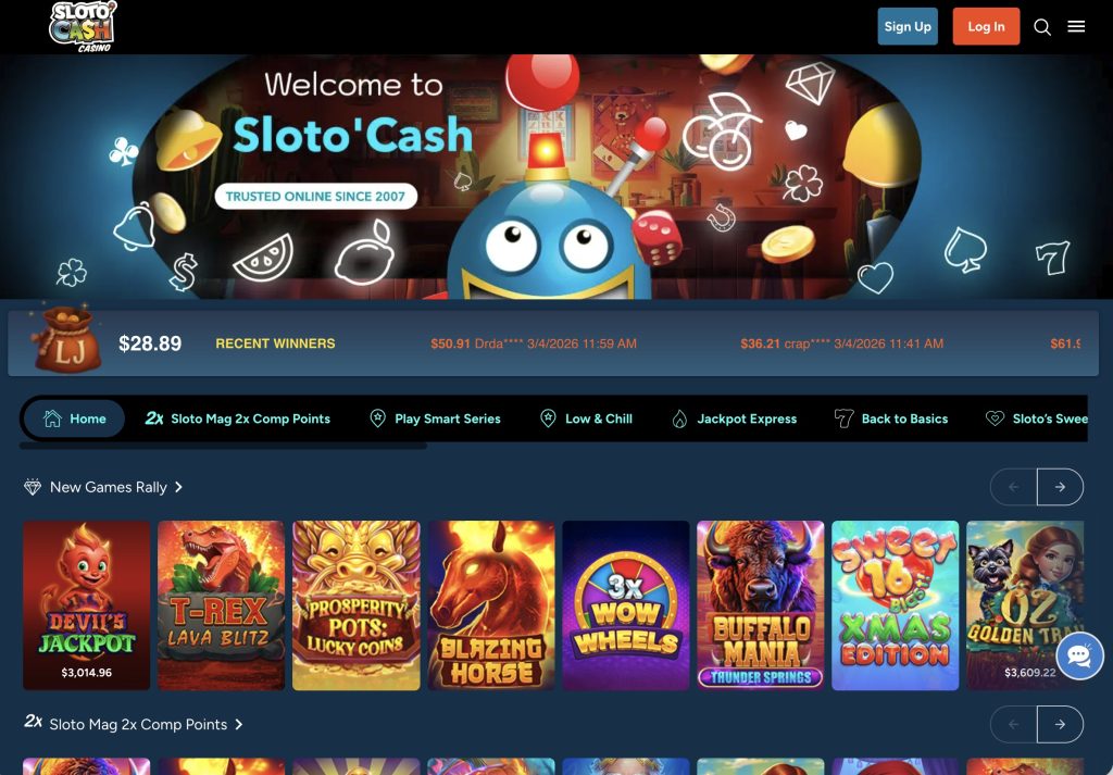 Slotocash Online Casino New York